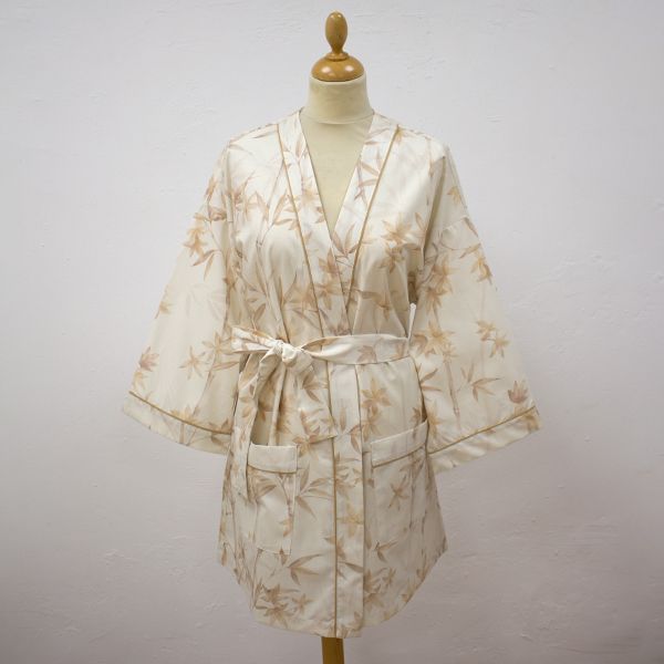 Kimono 100% algodón Percal de 200 hilos Bambusa Cool Barcelona