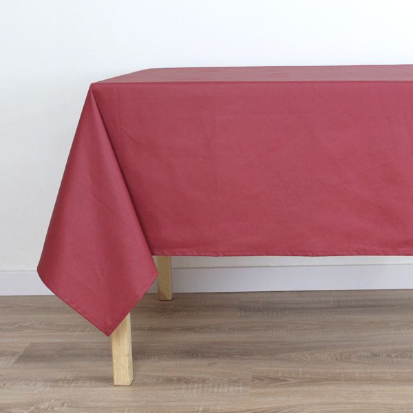 Mantel resinado redondo, Diseño Lirios Rojos